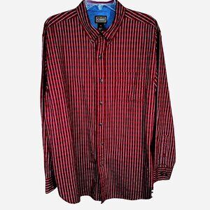 CE Schmidt Workwear Red Plaid 100% Cotton Shirt XL Ruggedcore Heritage Style